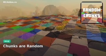 Мод Chunks are Random Minecraft BE