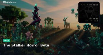 Мод The Stalker Horror Beta Minecraft BE