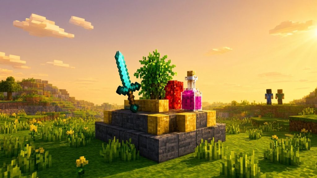 Текстуры Переработанный HUD+ Minecraft BE