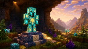 Текстуры Светящаяся броня Minecraft BE