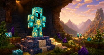 Текстуры Светящаяся броня Minecraft BE