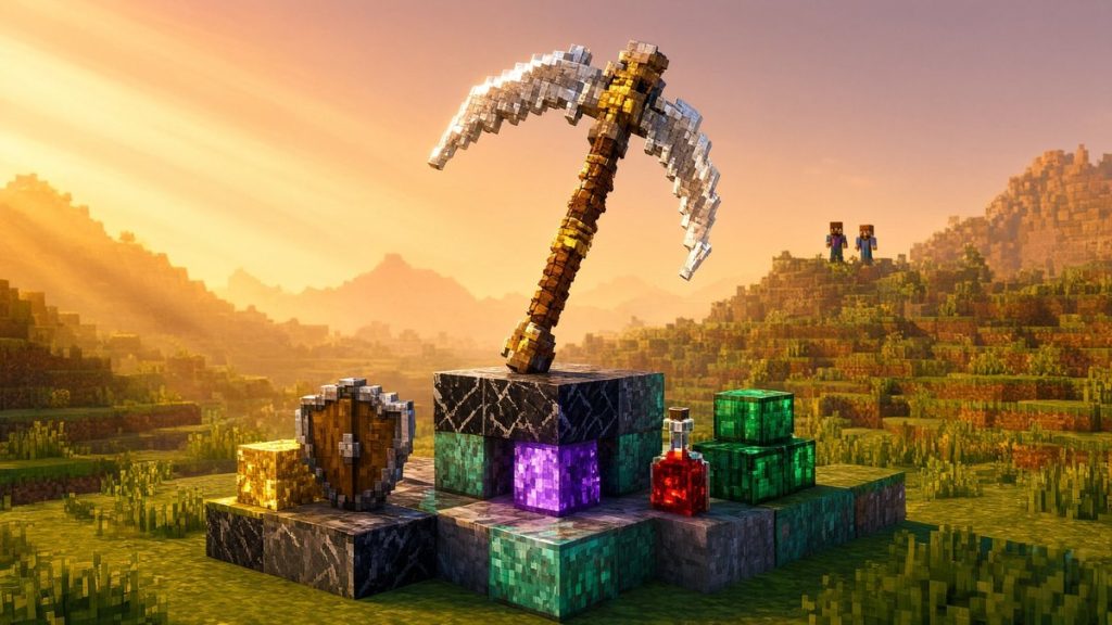 Текстуры булавы-косы Minecraft BE