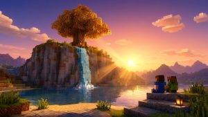 Шейдеры «Сумерки и рассвет» Minecraft BE