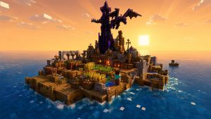 Карта Сто дней на плоту Minecraft PE