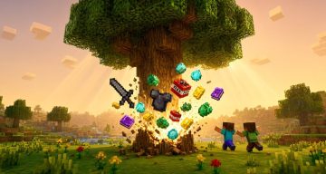 Мод YGP Деревья дают сильные вещи Minecraft BE