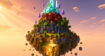Карта Продвинутый один блок: хардкор Minecraft PE
