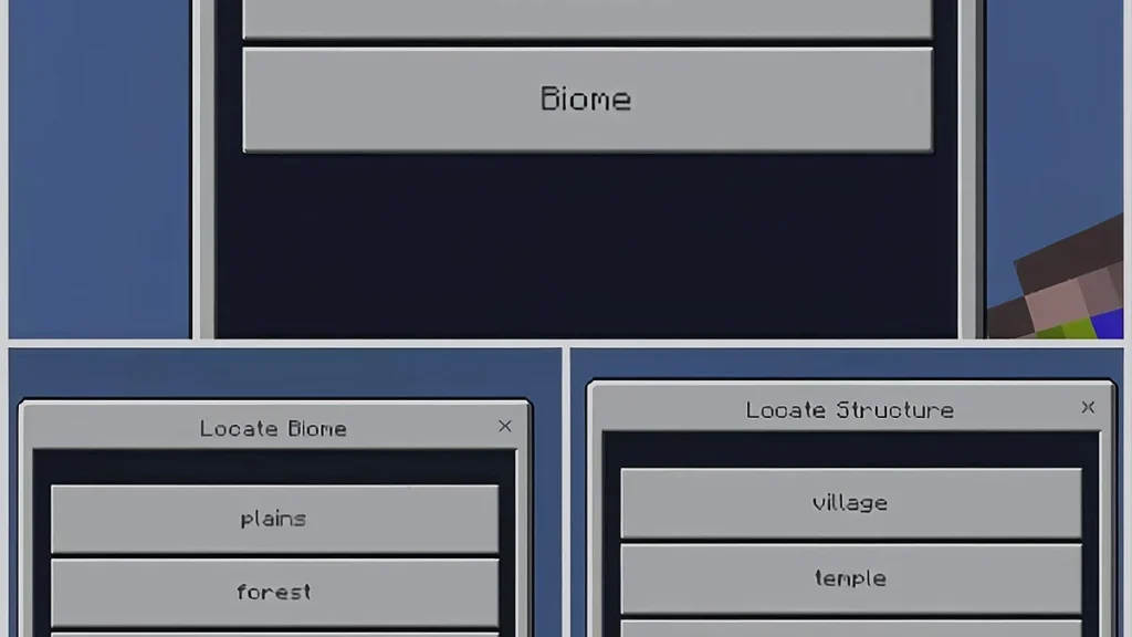 Мод Biome and Structure Compass [Achivement Friendly] Minecraft BE