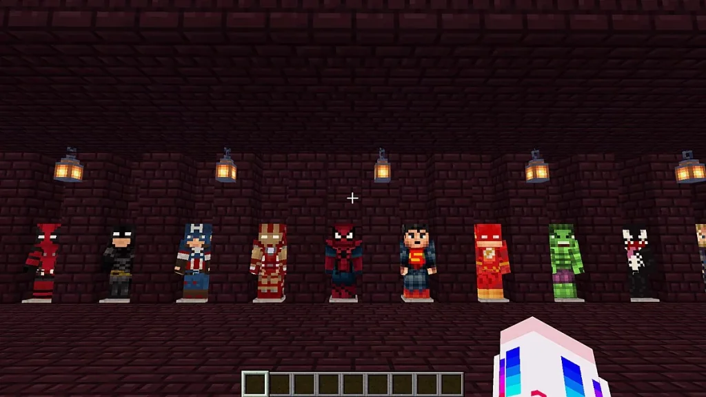 Мод [Realm compatible]Marvel & Dc Superhero's Minecraft BE