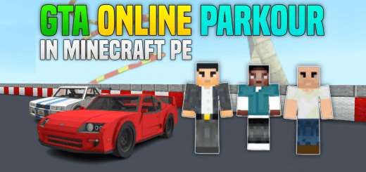 Карта Паркур GTA Online Minecraft PE