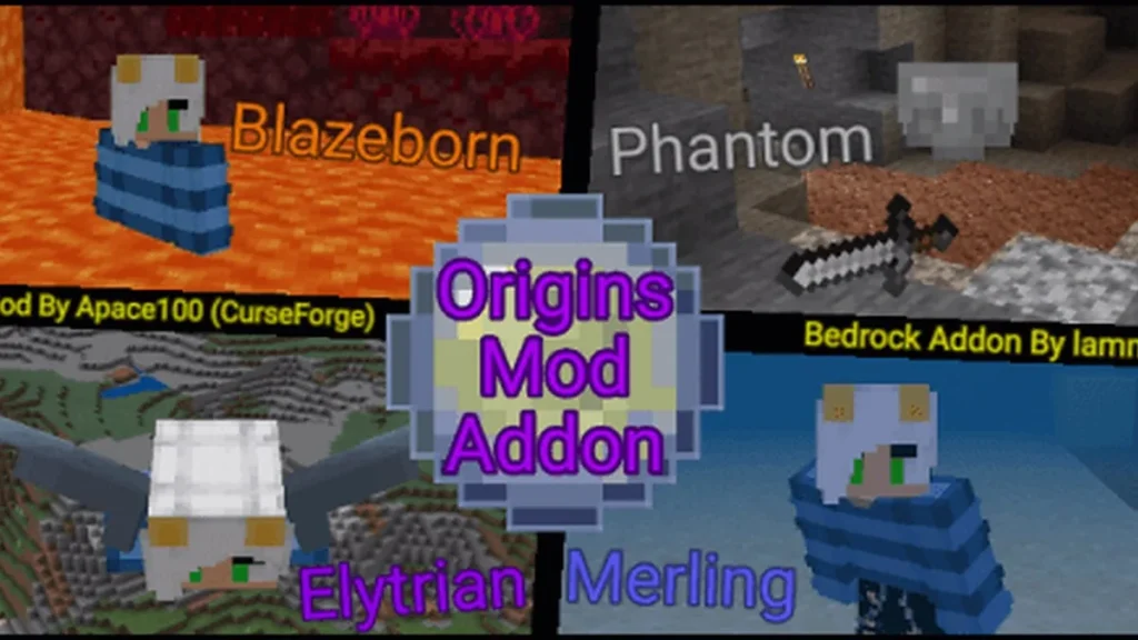 Мод Origins BE Minecraft BE