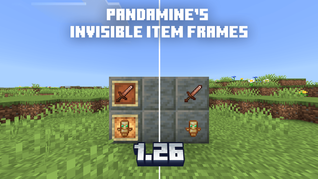 Шейдеры невидимых рамок PandaMine Minecraft BE