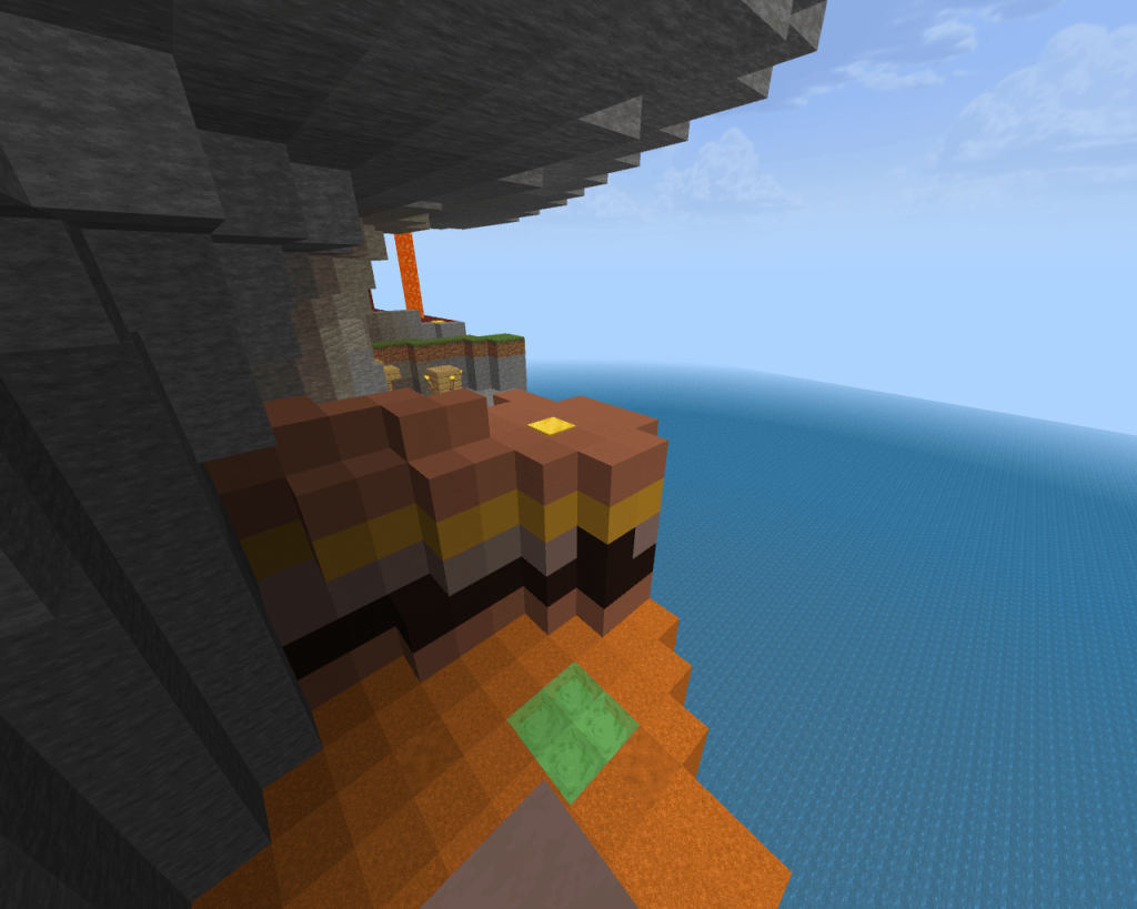 Карта Спиральный паркур Minecraft PE