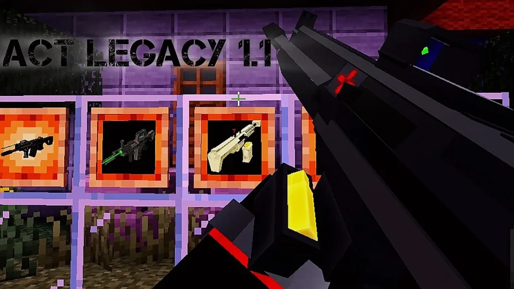 Мод ACT LEGACY  Minecraft BE