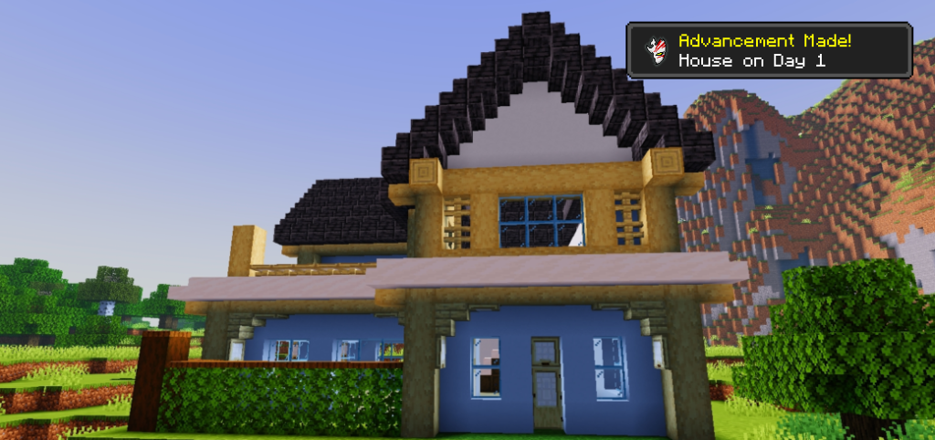 Карта Стартовые дома всех биомов Minecraft PE