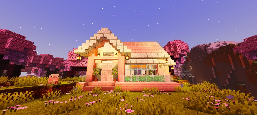 Карта Стартовые дома всех биомов Minecraft PE