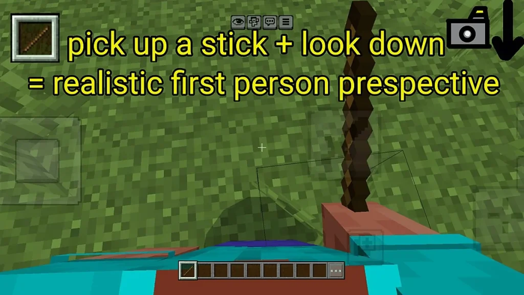Мод Realistic first person addon Minecraft BE