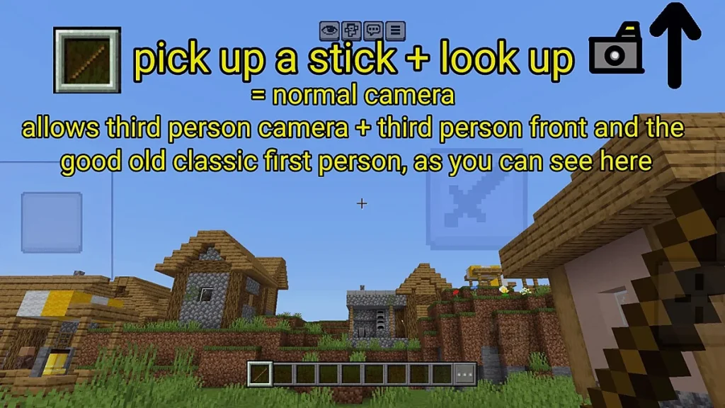 Мод Realistic first person addon Minecraft BE