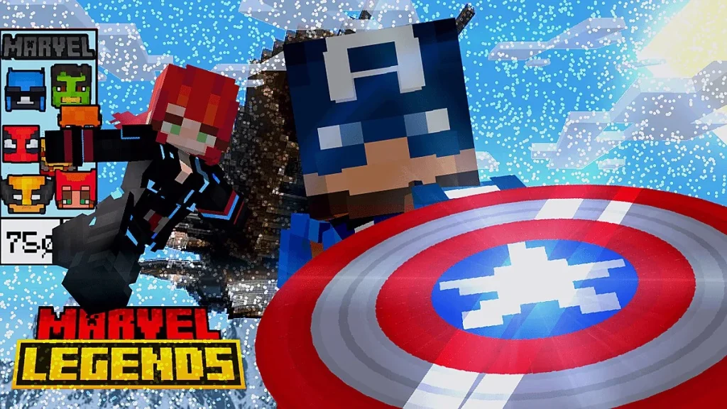 Мод MARVEL LEGENDS Minecraft BE