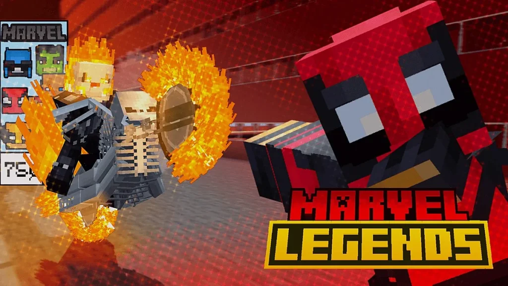 Мод MARVEL LEGENDS Minecraft BE