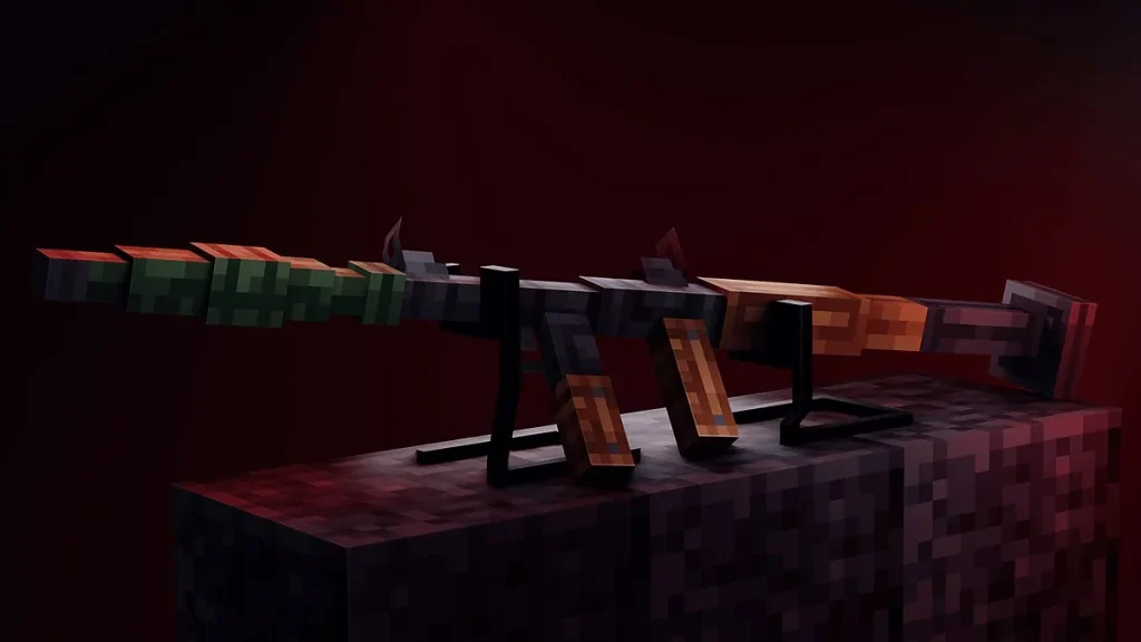 Мод Absolute Guns 3 / M4 Update Minecraft BE