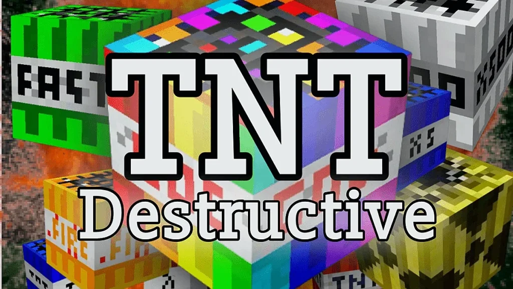 Мод TNT Destructive Addon Minecraft BE