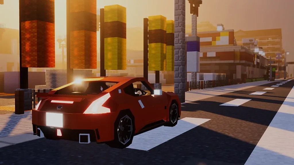 Мод Nissan R35 GTR + 370Z Car Addon Pack - Simple Car Series Minecraft BE