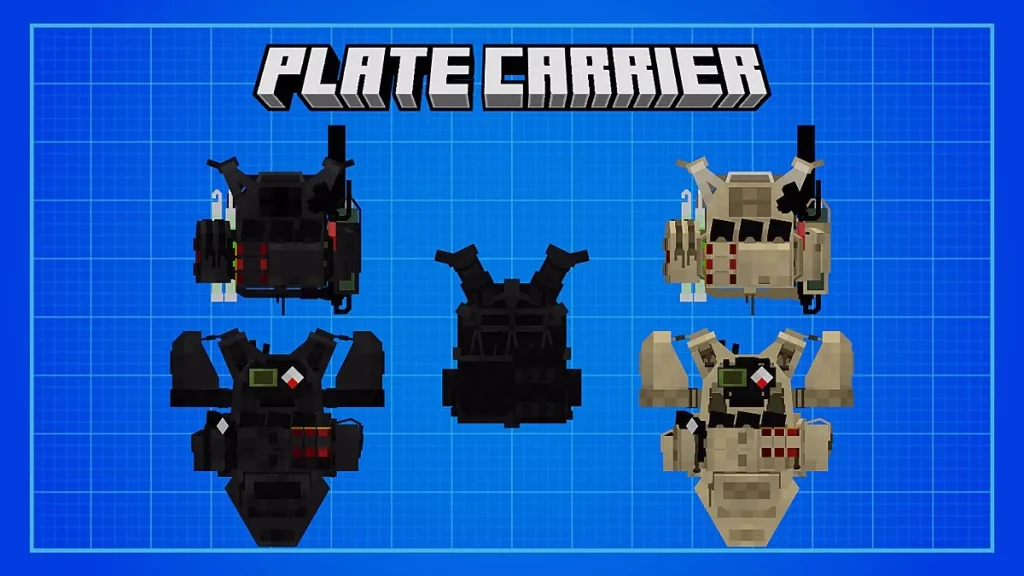 Мод Advance Tactical Gear Minecraft BE