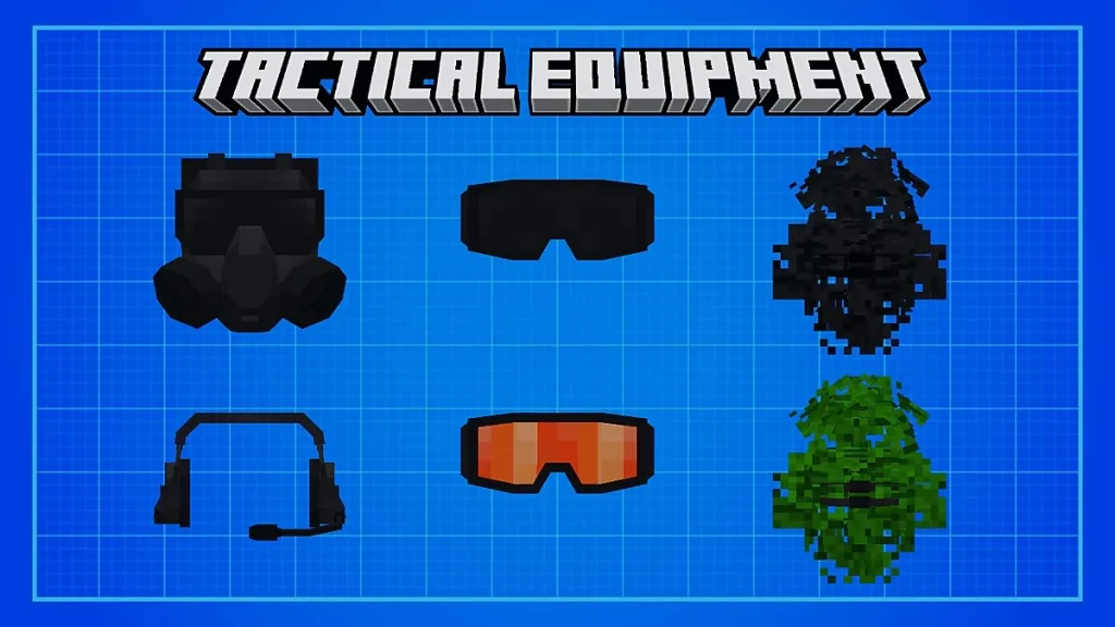 Мод Advance Tactical Gear Minecraft BE