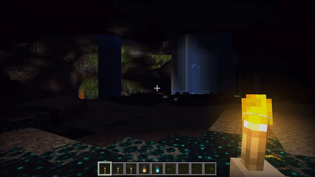 Мод Bloomy Dynamic Lights Minecraft BE