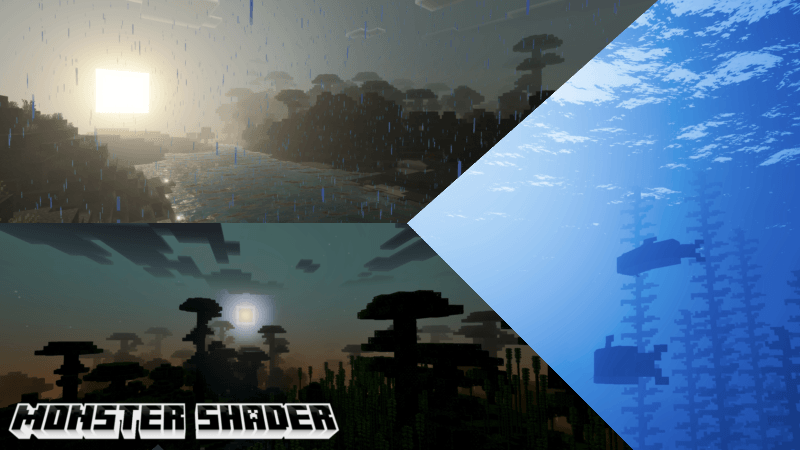 Шейдеры Monster Minecraft BE
