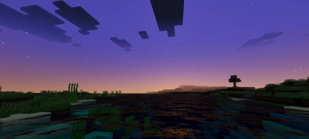 Шейдеры «Сумерки и рассвет» Minecraft BE