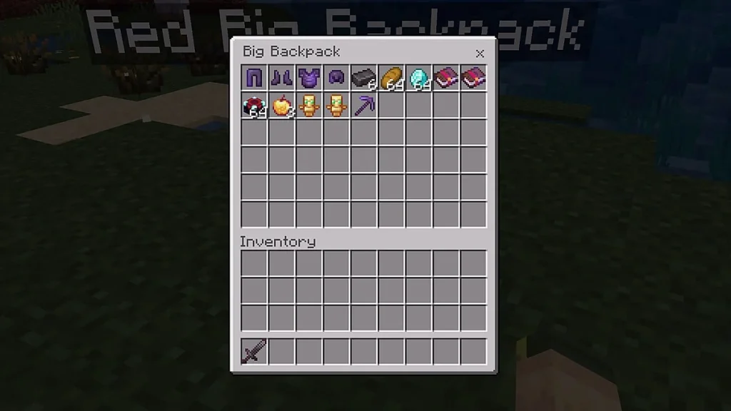 Мод Better Backpacks Minecraft BE