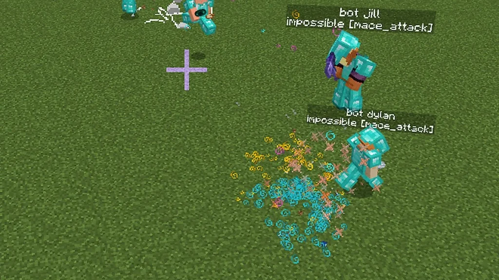Мод PvP Practice Bots Minecraft BE