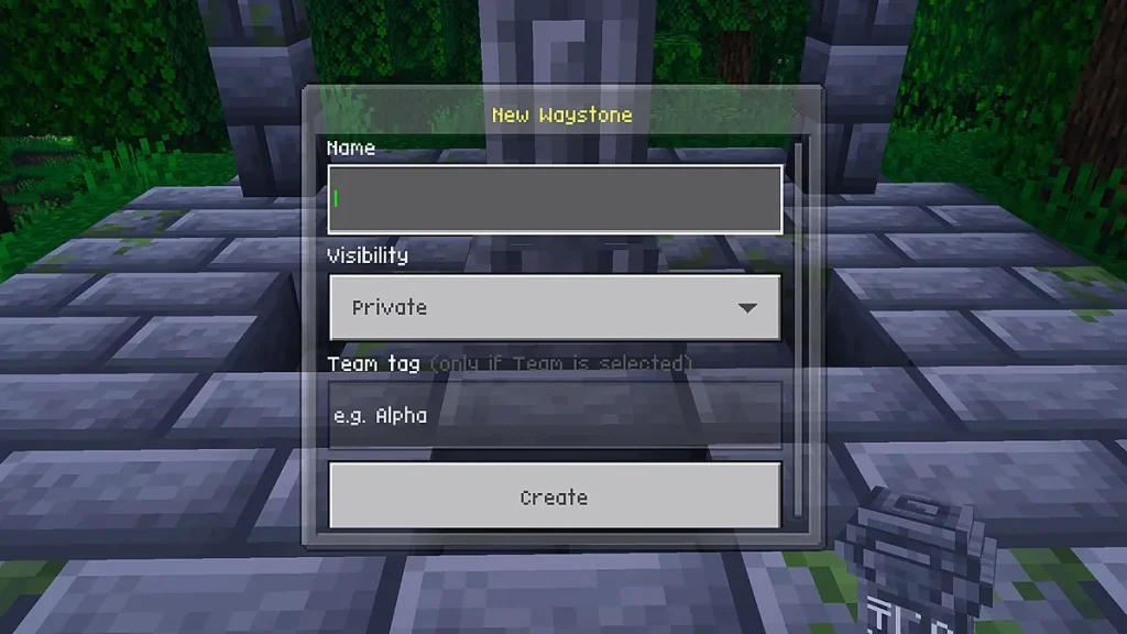 Мод Better WayStones Minecraft BE
