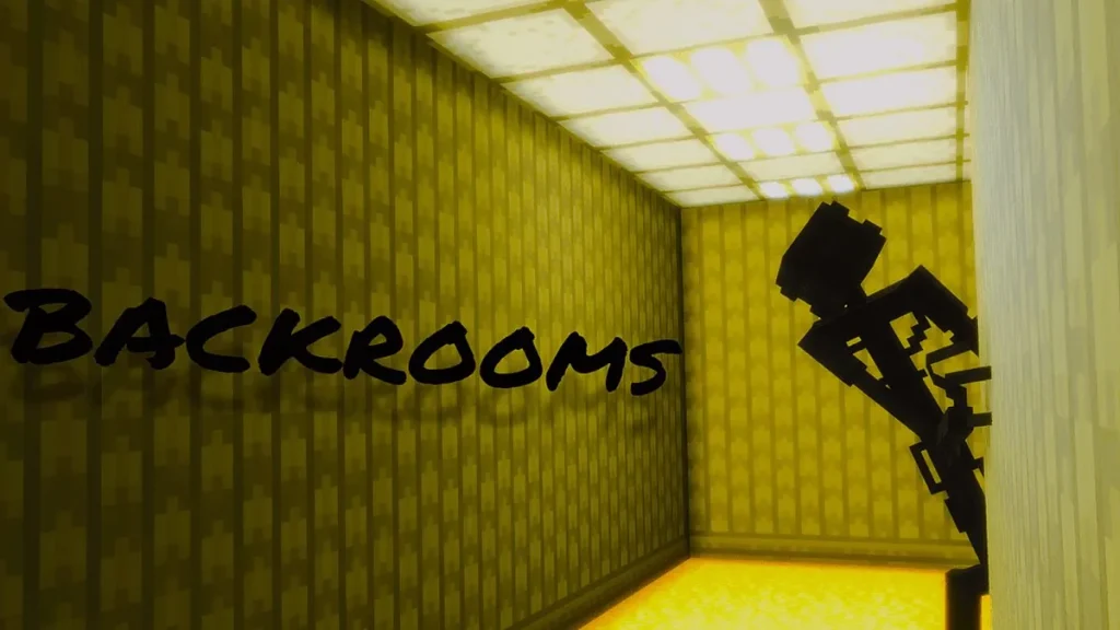 Мод NEW BACKROOMS ADDON Minecraft BE