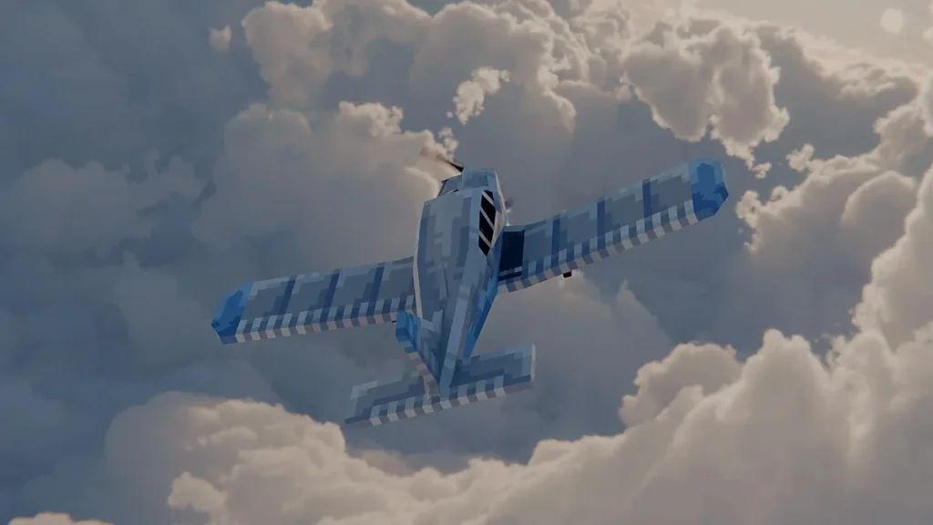 Мод JNSO's Aircraft Minecraft BE