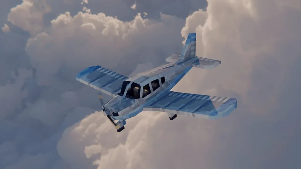 Мод JNSO's Aircraft Minecraft BE