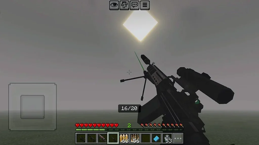 Мод ACT WEAPONS Minecraft BE