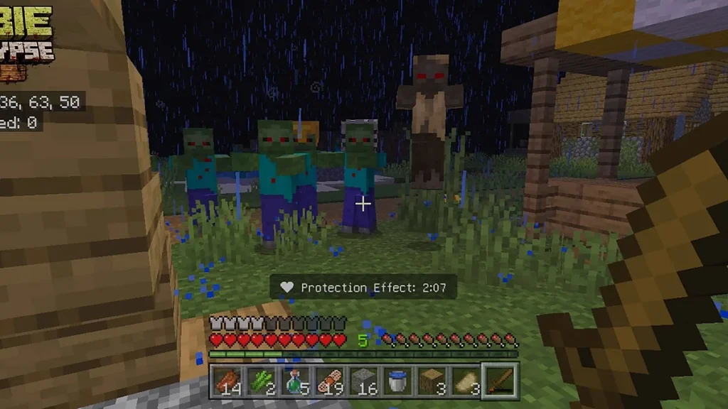 Мод Zombie Apocalypse Mcpe Minecraft BE