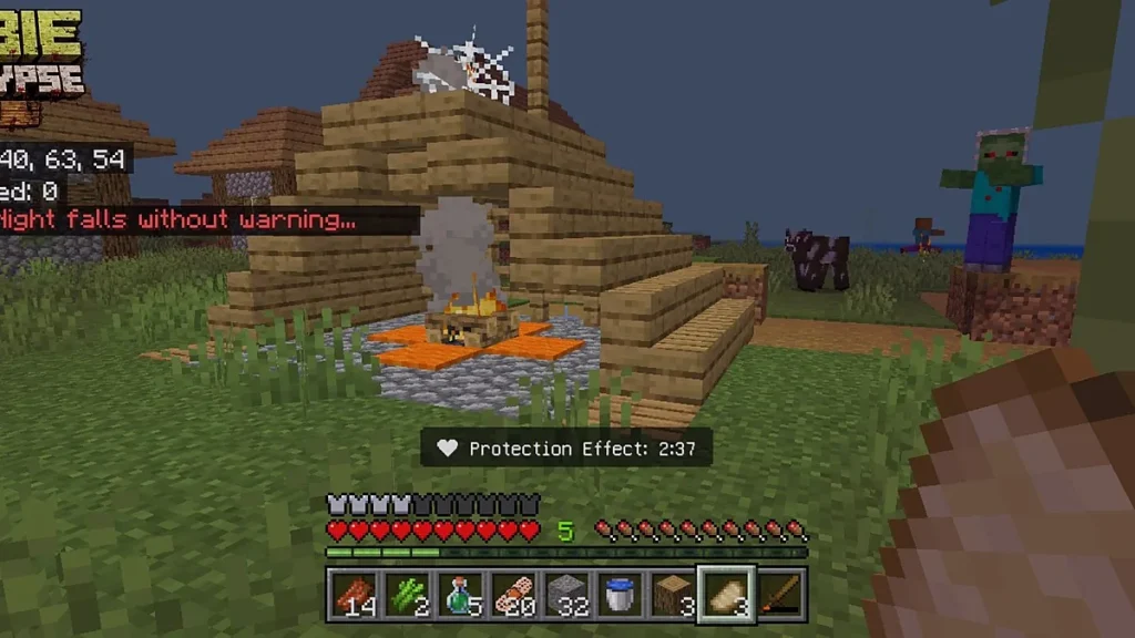 Мод Zombie Apocalypse Mcpe Minecraft BE