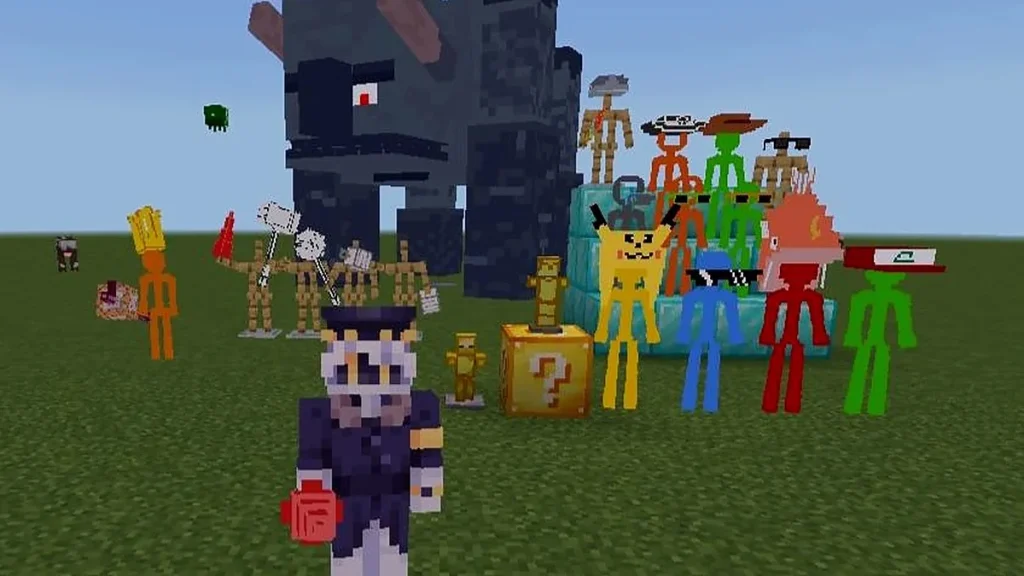 Мод Alan becker AvM AvA Minecraft BE