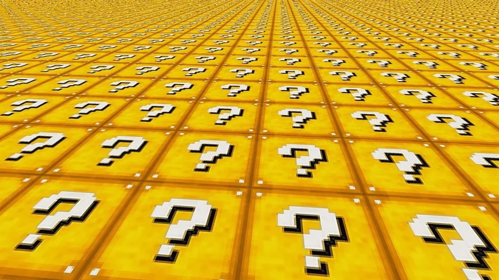 Мод LUCKY BLOCK CHUNK Minecraft BE