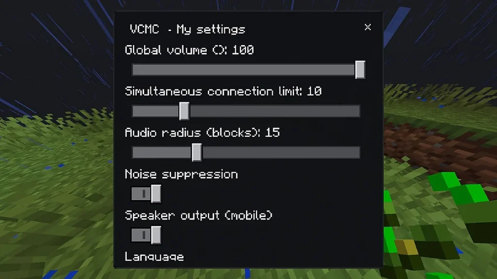 Мод VCMC: Proximity Voice Chat Minecraft BE