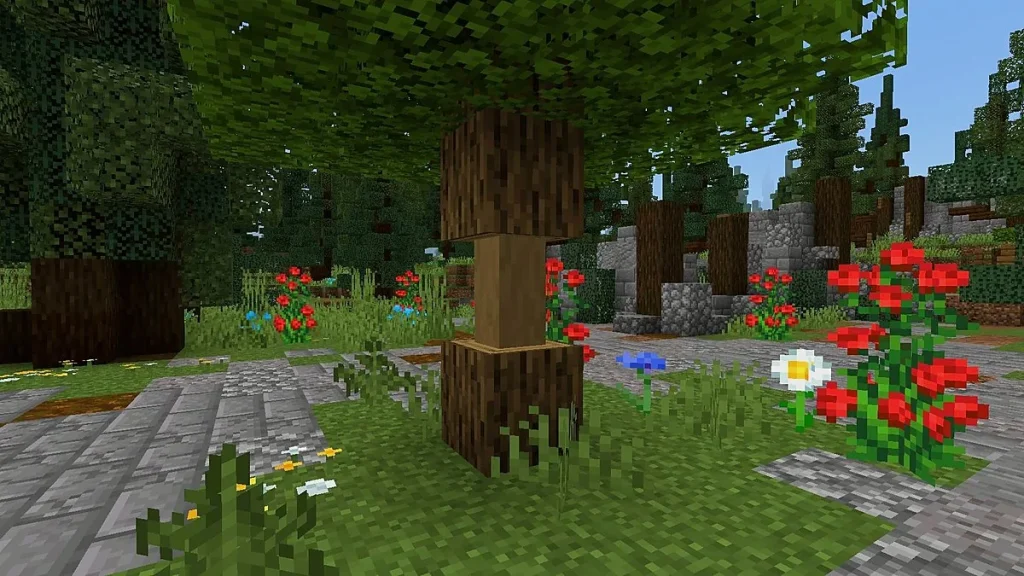 Мод Tree Chopper Add-on Minecraft BE