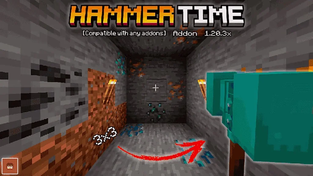 Мод Hammer Time Minecraft BE